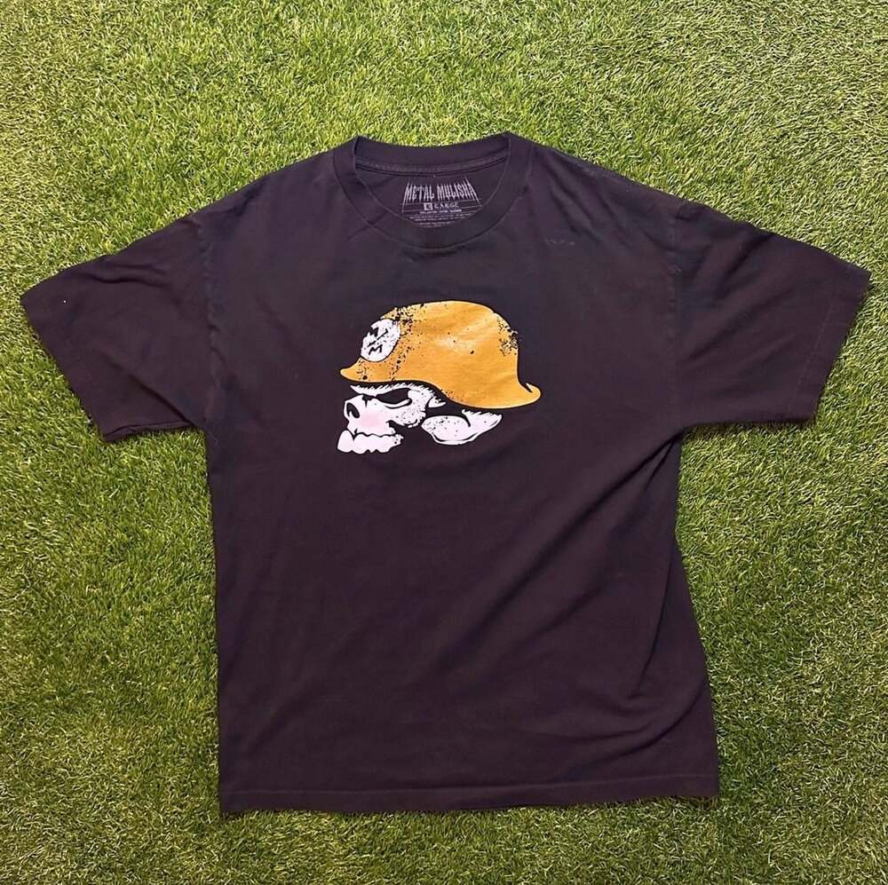 Y2K Metal Mulisha Skull with Helmet T-shirt